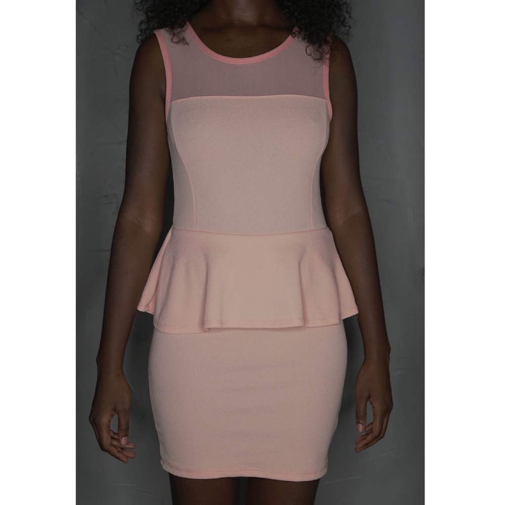 Pink one piece dress